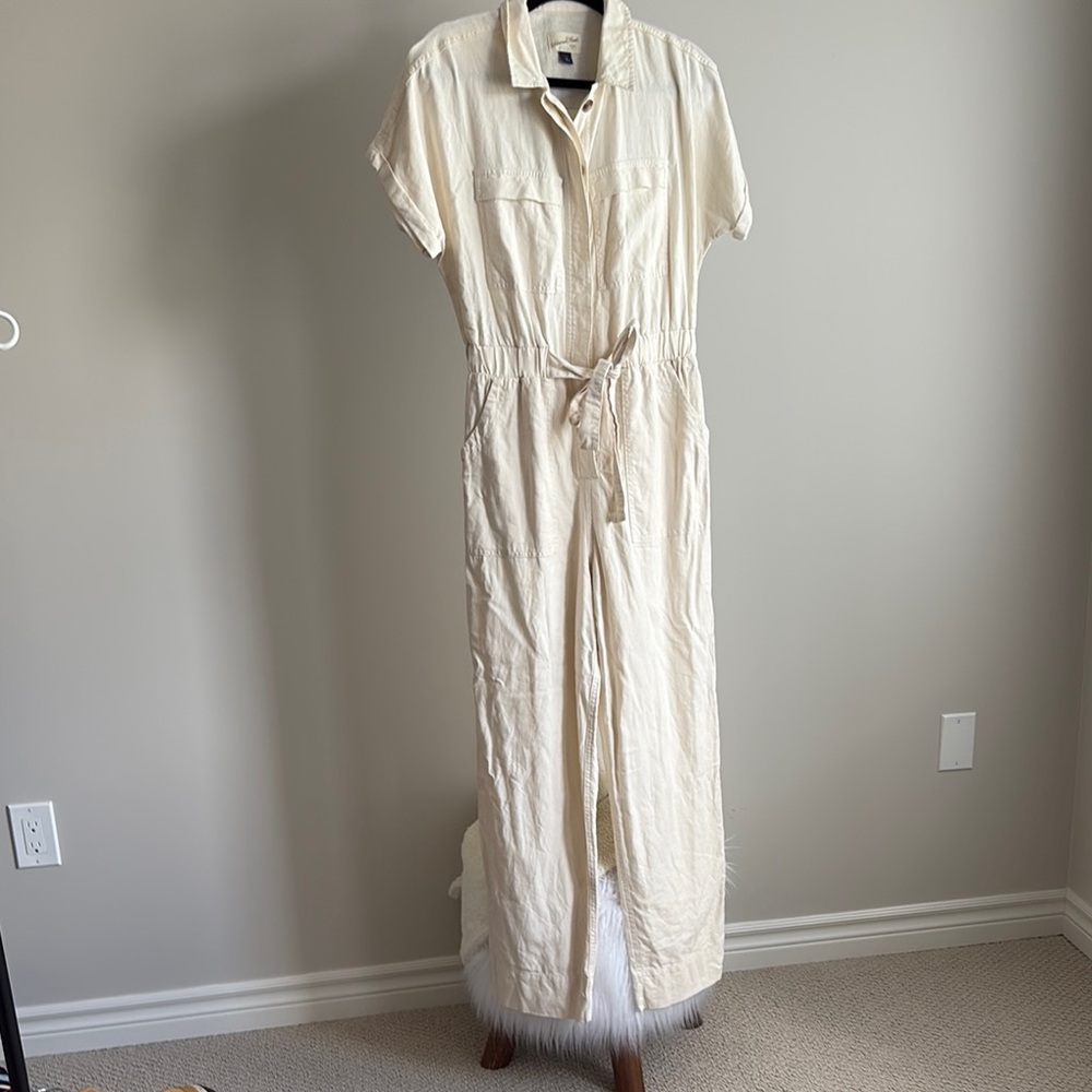 Universal Thread Cream Jumpsuit